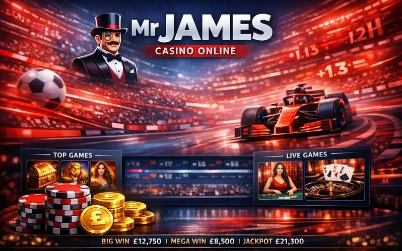 Mr James Casino sports betting section